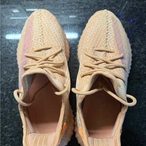 Adidas Women's Tan and Pink Sneakers